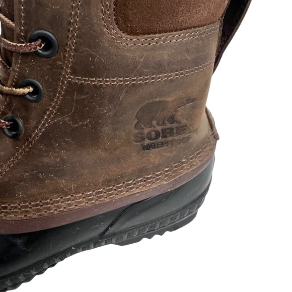 SOREL Cheyanne Men's Size 8 Waterproof Duck Boot With leather upper - Picture 3 of 10